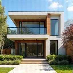 Modern residential home exterior