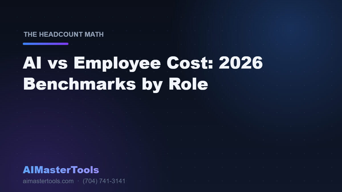 AI vs Employee Cost: 2026 Benchmarks by Role